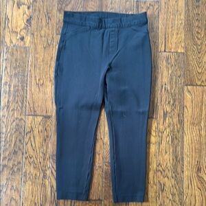 SPANX Black Ponte Ankle Cropped Pants
